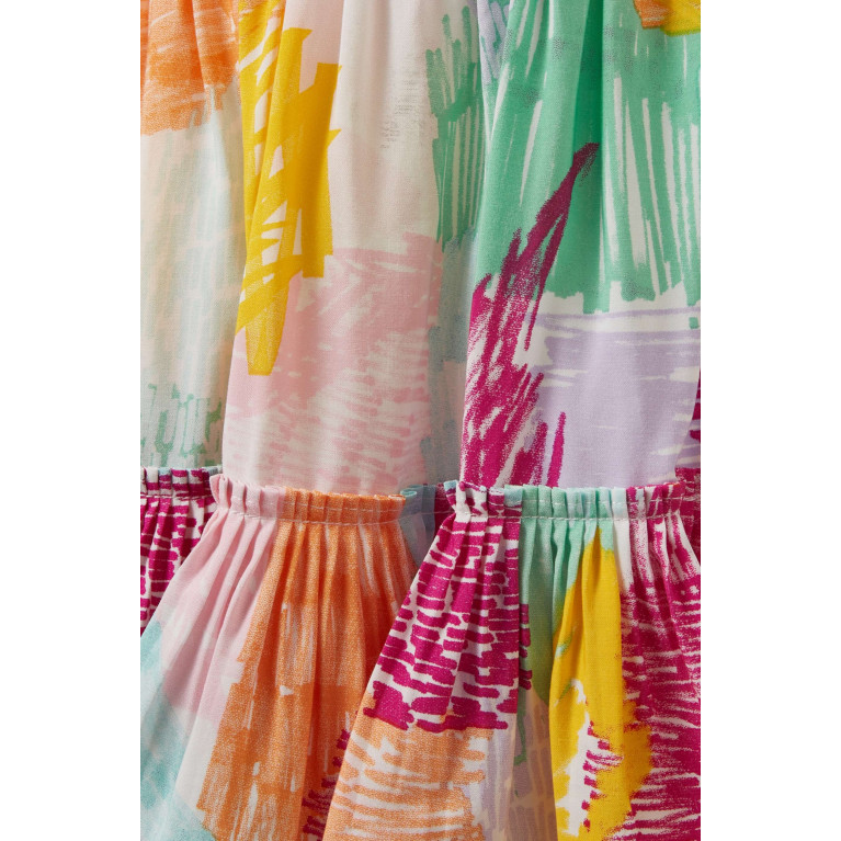 Stella McCartney - Abstract Doodle Print Skirt in Viscose