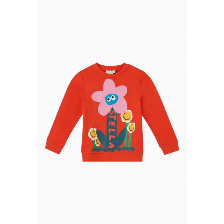 Stella McCartney - Floral-print Sweatshirt in Cotton
