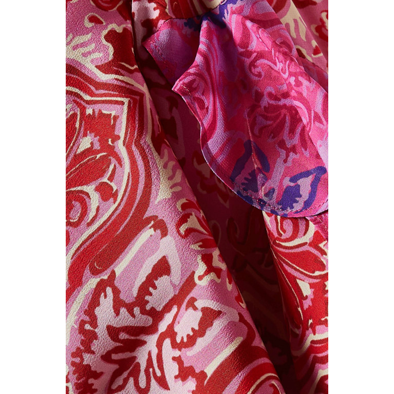 RIXO - Thanvi Midi Dress in Silk