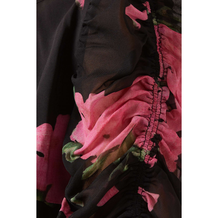 RIXO - Evelyn Dress in Silk-blend