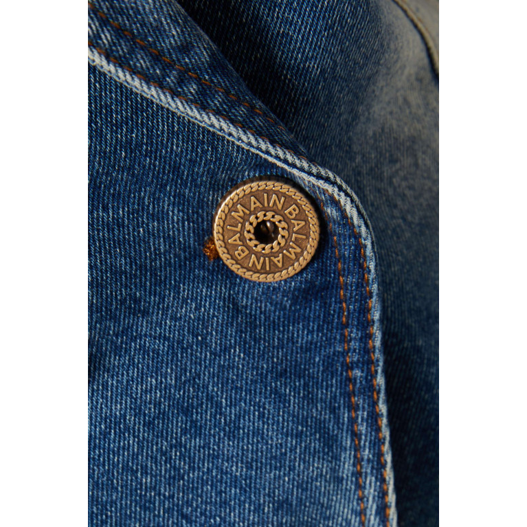 Balmain - 6-button Jacket in Denim