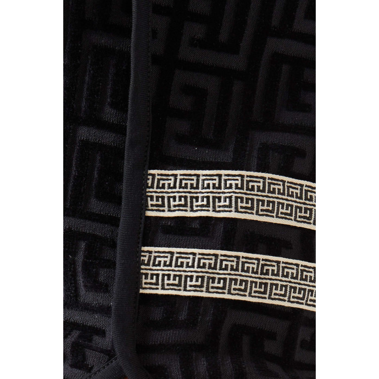 Balmain - Monogram Shorts in Velvet