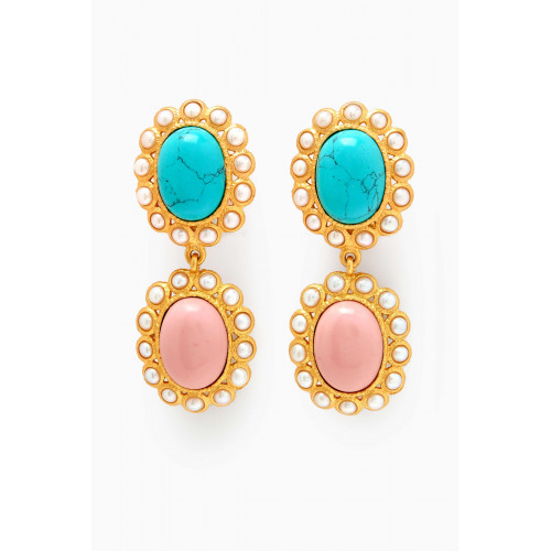 VALÉRE - Ada Clip Earrings in 24kt Gold-plated Brass