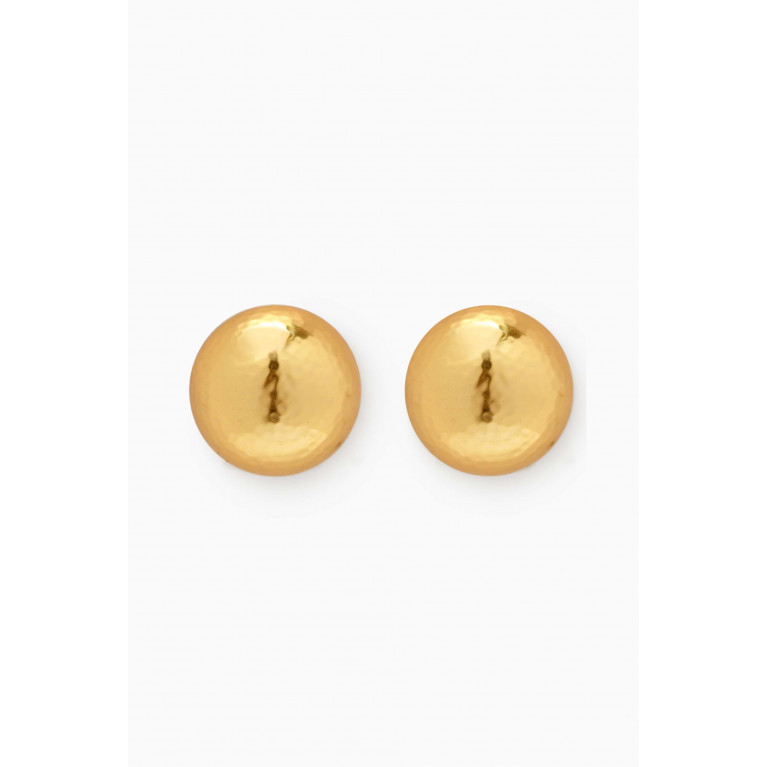 VALÉRE - Bria Clip Earrings in 24kt Gold-plated Brass