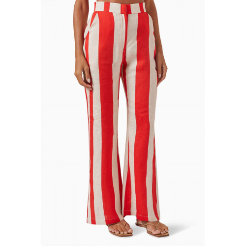 Bambah Boutique - Striped Pants in Linen