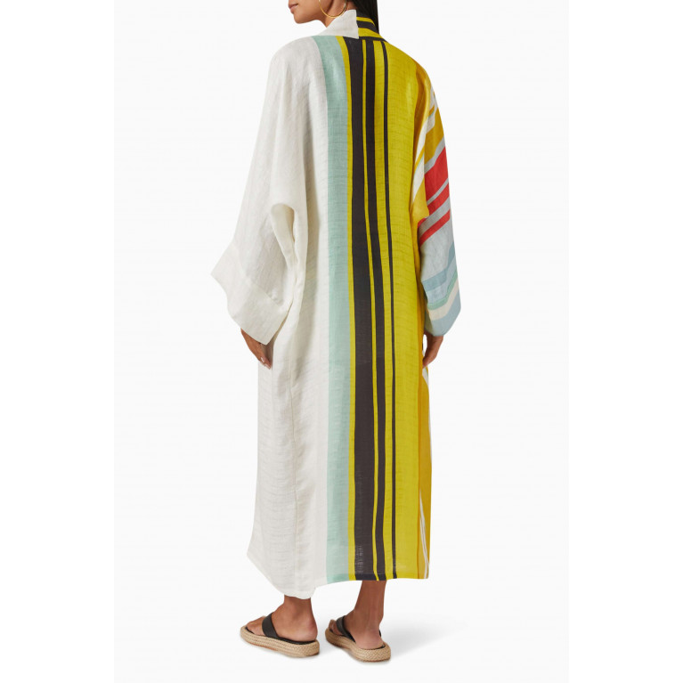 Bambah Boutique - Cairo Striped Kimono in Linen