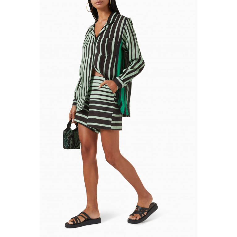 Bambah Boutique - Alya Striped Shirt in Linen