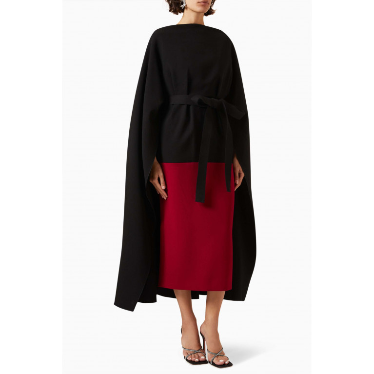 Roksanda - Rohe Colour-block Midi Dress in Crepe