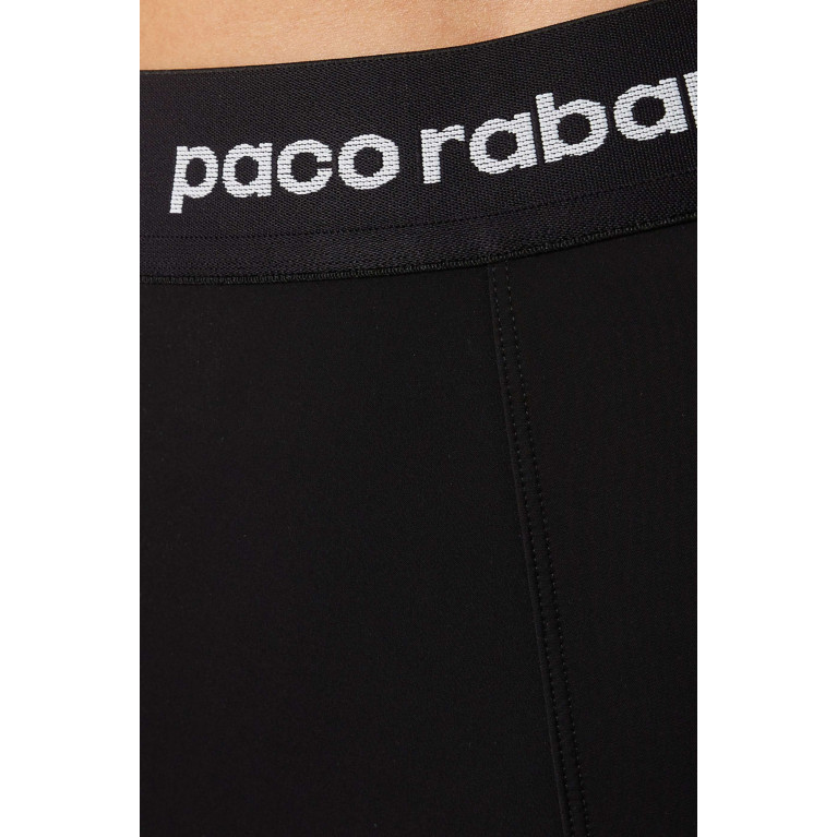 Paco Rabanne - Logo-band High-waisted Leggings