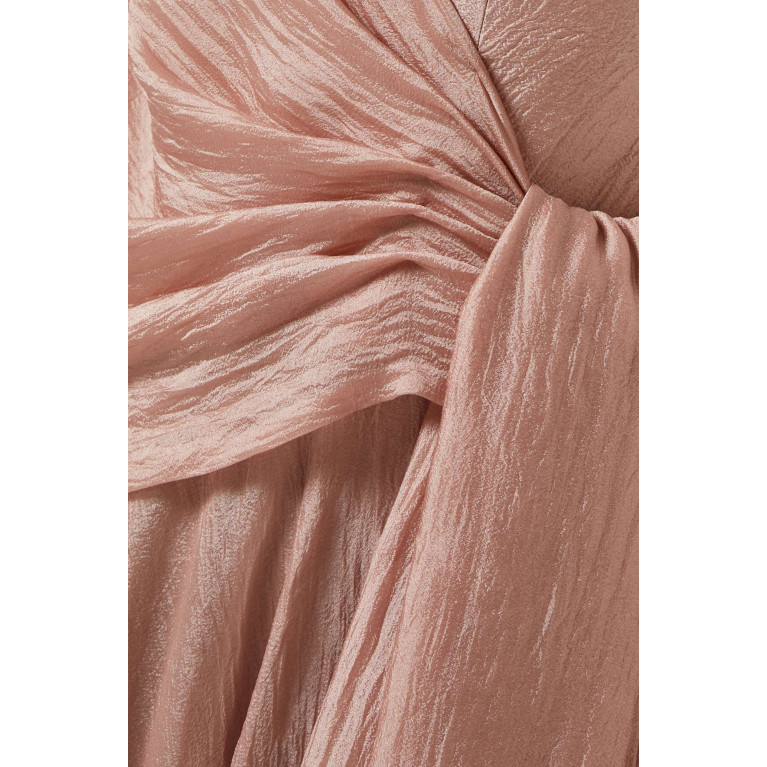 Euphoria - Draped Sash Dress Pink