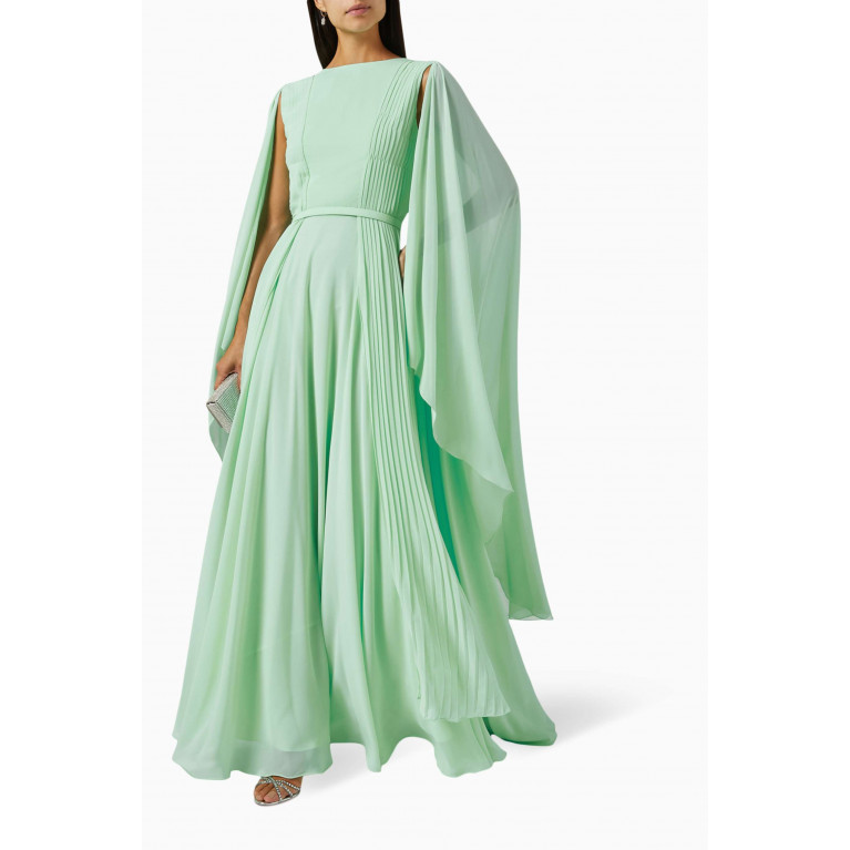 Euphoria - Cape-sleeve Dress