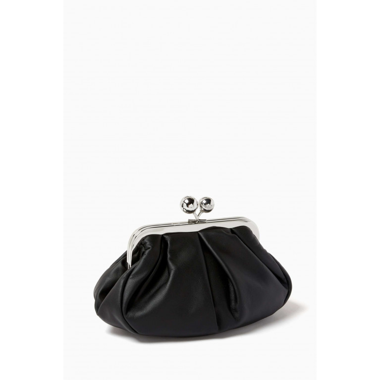 Weekend Max Mara - Small Pasticcino Bag in Nappa Leather Black