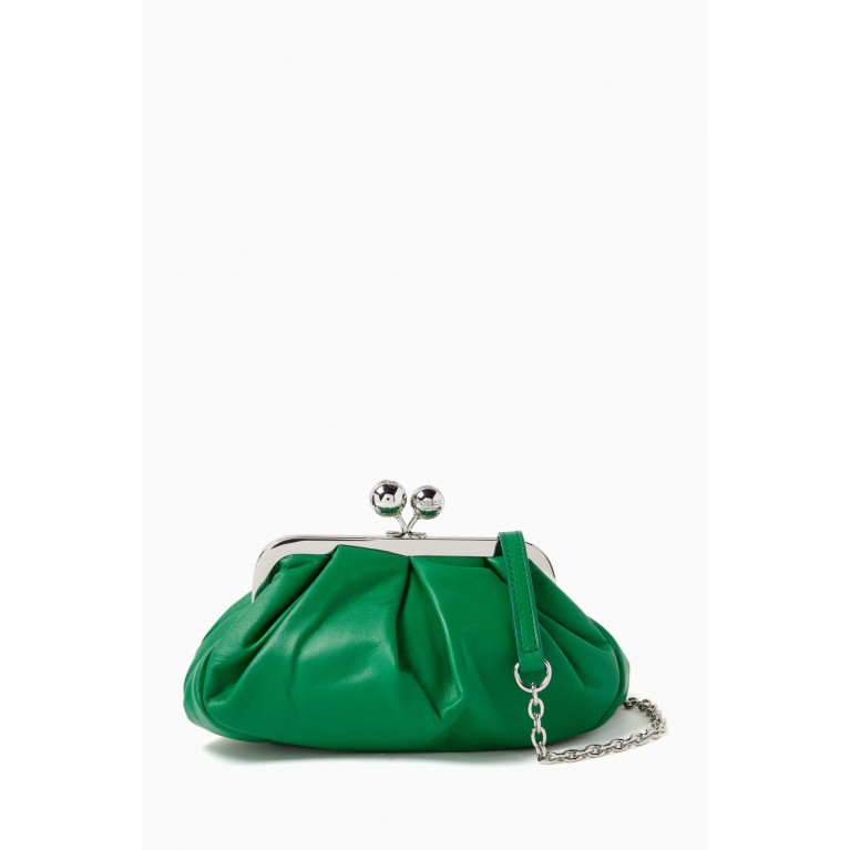 Weekend Max Mara - Small Pasticcino Bag in Nappa Leather Green