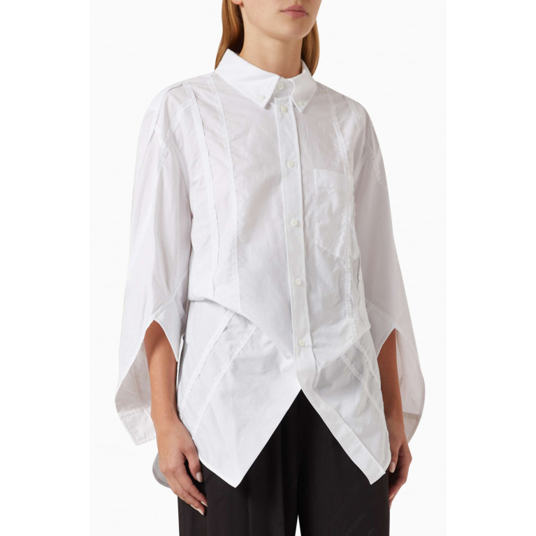 Balenciaga - DIY Twisted Sleeve Large-fit Shirt in Cotton
