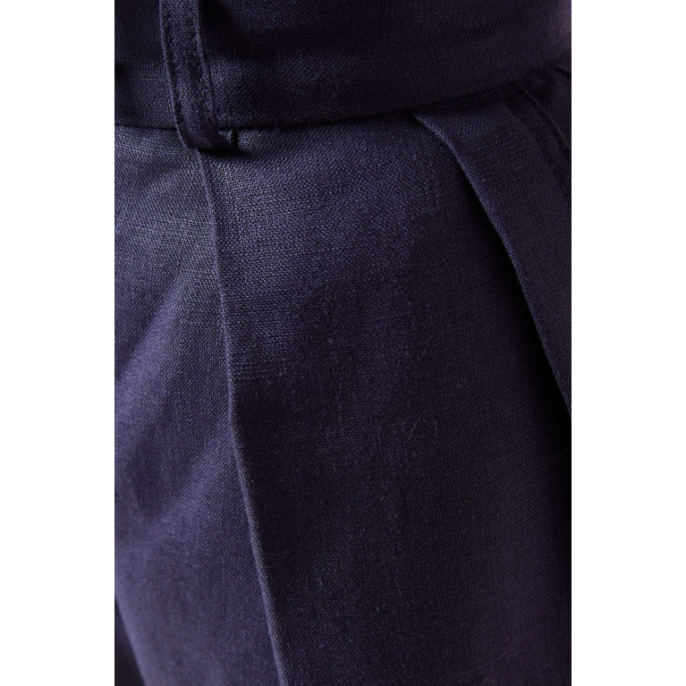 Matthew Bruch - Pleated Shorts in Linen