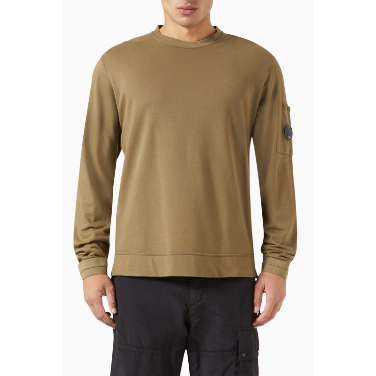 C.P. Company - Side Zip Sweatshirt in Fleece