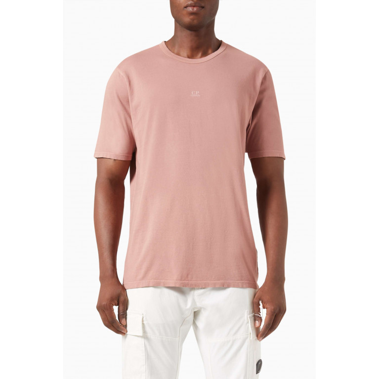 C.P. Company - Relaxed T-shirt in Cotton-jersey Pink