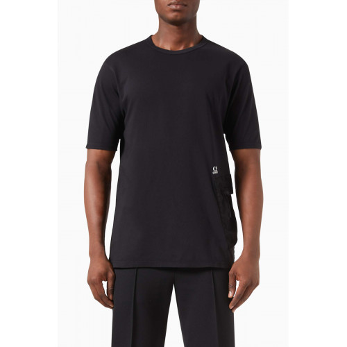 C.P. Company - Mixed Side Pocket T-shirt in Cotton-jersey Black
