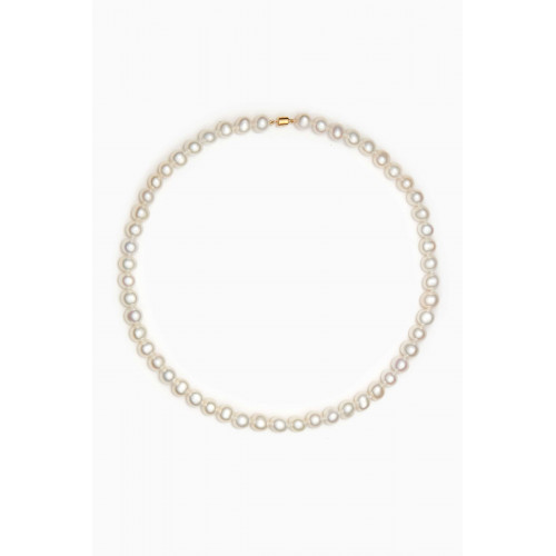 Damas - Kiku Pearl Strand Necklace in 18kt Gold