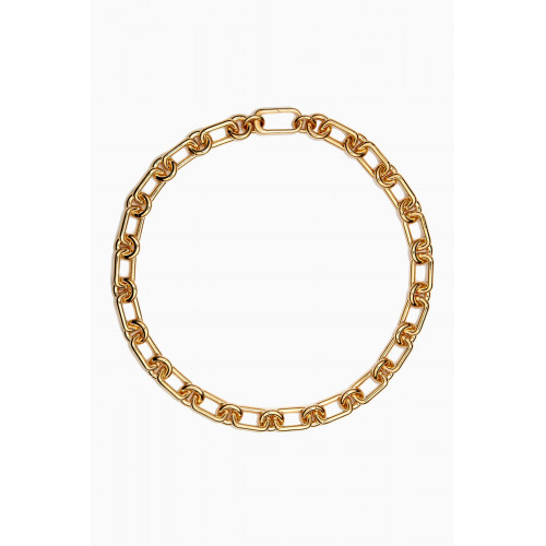 Laura Lombardi - Cresca Chain Necklace in 14kt Gold-plated Brass