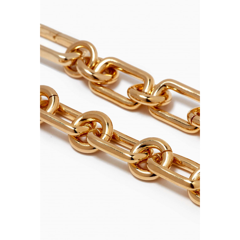 Laura Lombardi - Cresca Bracelet in 14kt Gold-plated Brass
