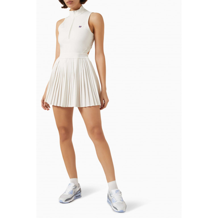 Kith - x Wilson Winning Mini Tennis Dress in Woven Knit Fabric