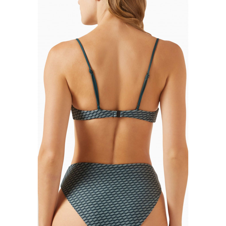 Kith - Bellamy Monogram Balconette Bikini Top