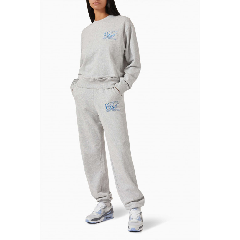Sporty & Rich - 94 Country Club Sweatpants in Cotton-fleece