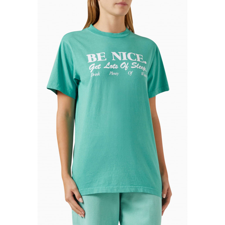 Sporty & Rich - Be Nice T-shirt in Cotton