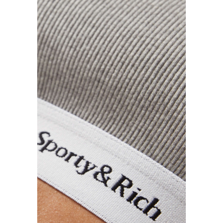 Sporty & Rich - Serif Logo Cropped Tank