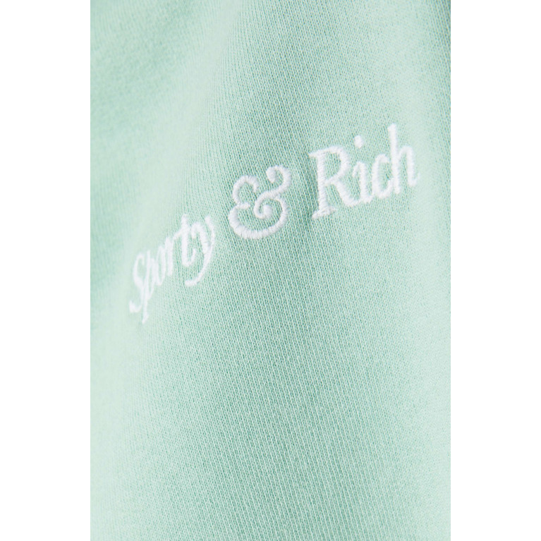 Sporty & Rich - Logo Print Sweatshirt in Cotton