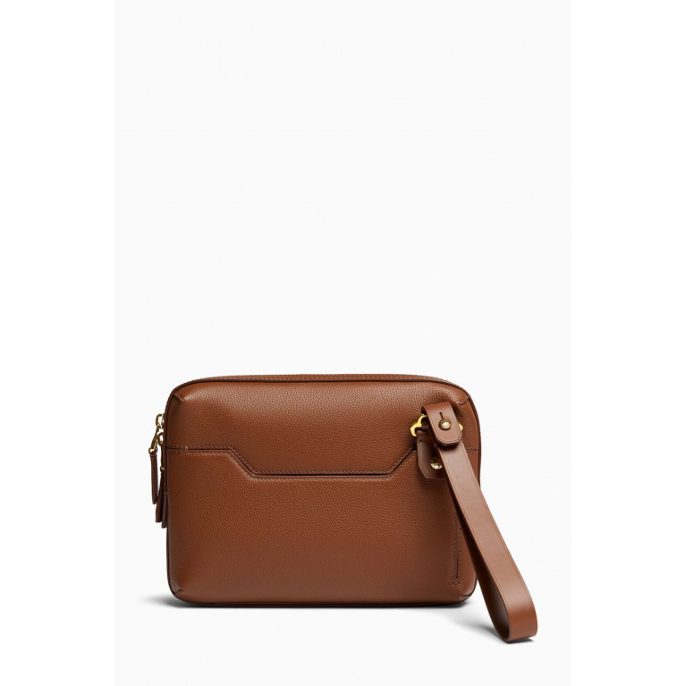 Dunhill - 1893 Harness City Messenger Bag in Leather