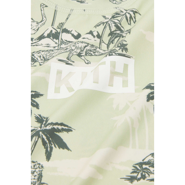 Kith - Kai Rashguard Swim T-shirt in Stretch-nylon Grey