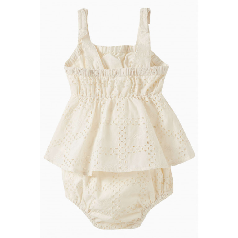 Kith - Broderie Logo Bloomer Set in Cotton