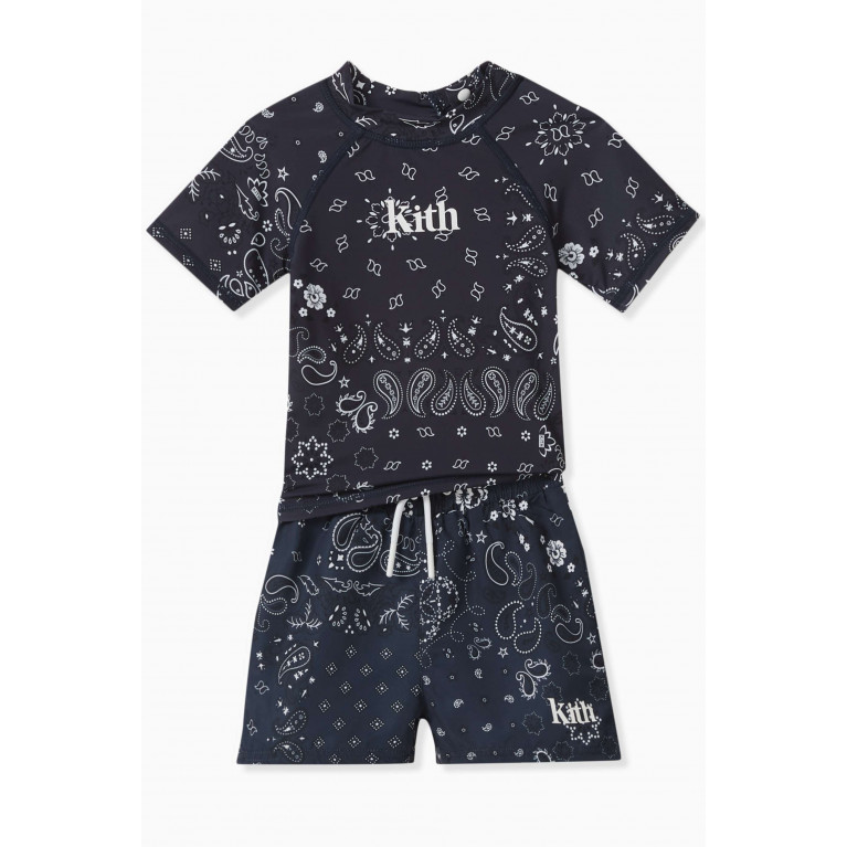 Kith - Baby Kai Rashguard Swim T-shirt in Stretch-nylon
