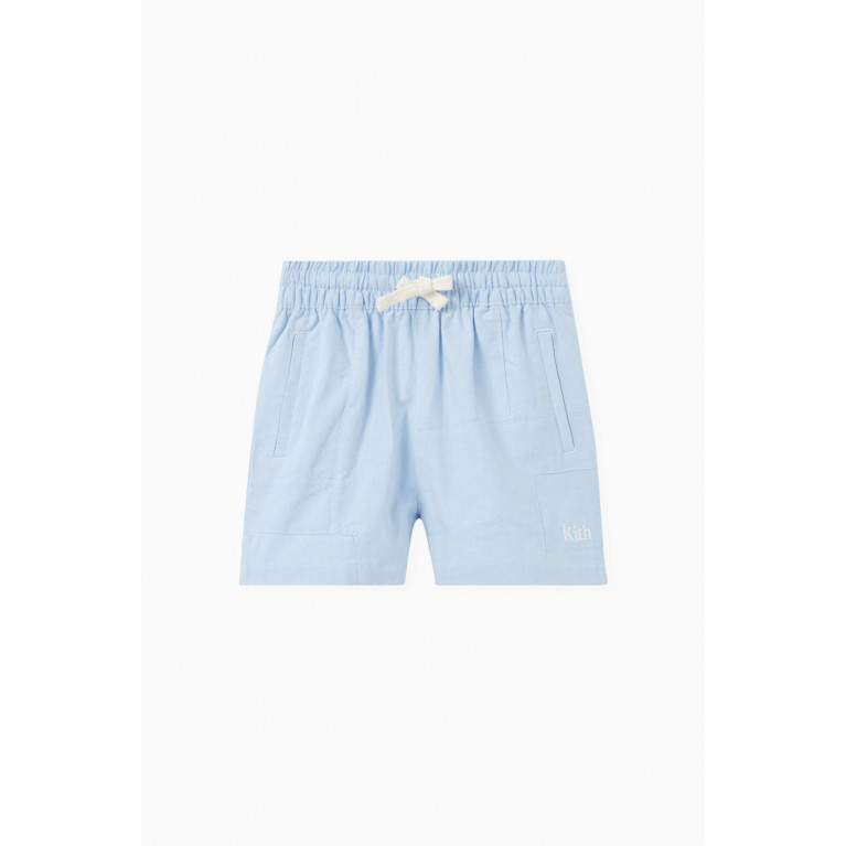Kith - Patchwork Shorts in Cotton Oxford