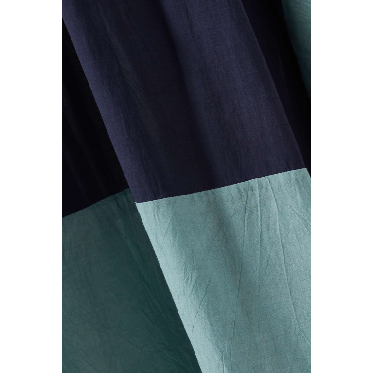 SWGT - Colour-block Maxi Dress in Cotton