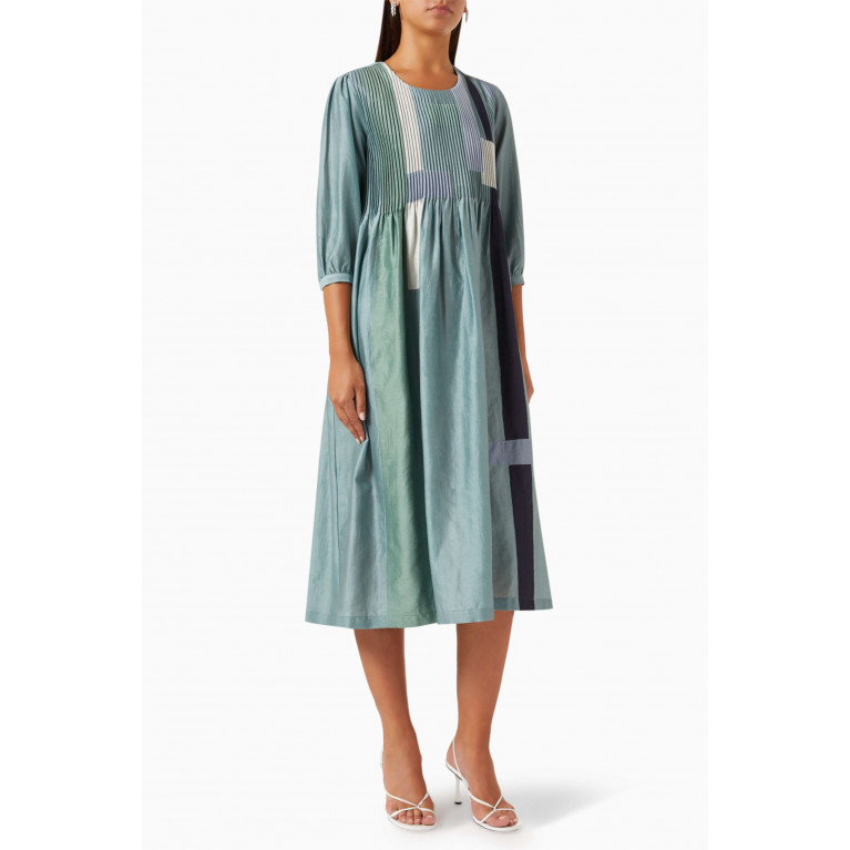SWGT - Patchwork Dress in Cotton