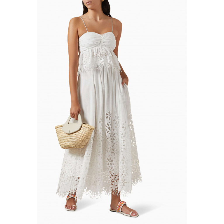 Magali Pascal - Colombe Maxi Skirt in Cotton-voile