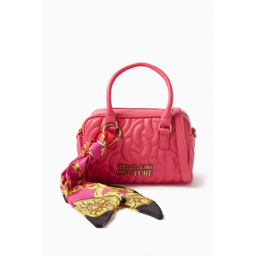 Versace Jeans Couture - Small Thelma Bowling Bag in Quilted Leather