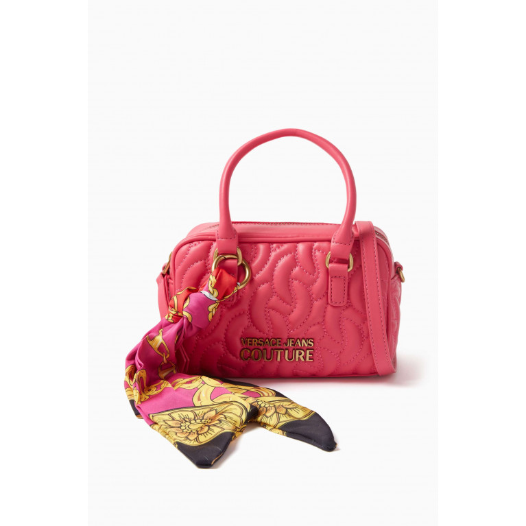Versace Jeans Couture - Small Thelma Bowling Bag in Quilted Leather