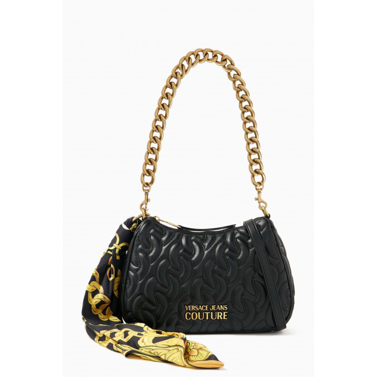 Versace Jeans Couture - Thelma Crossbody Bag in Faux Leather Black