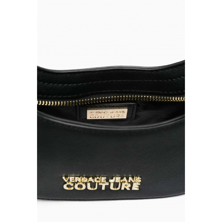 Versace Jeans Couture - Small Thelma Classic Shoulder Bag in Faux Leather Black