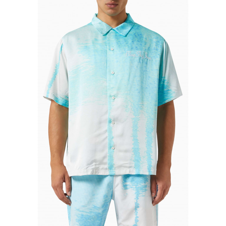 Blue Sky Inn - Palms Pool Shirt in Viscose