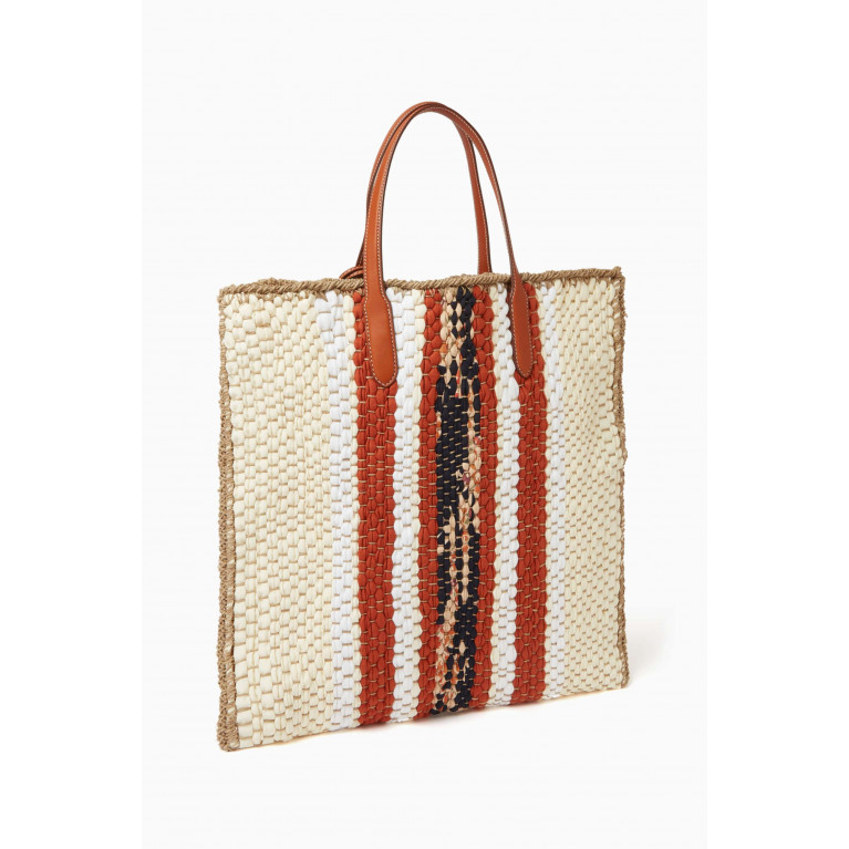 Loro Piana - Blossom Tote Bag in Woven Silk & Linen