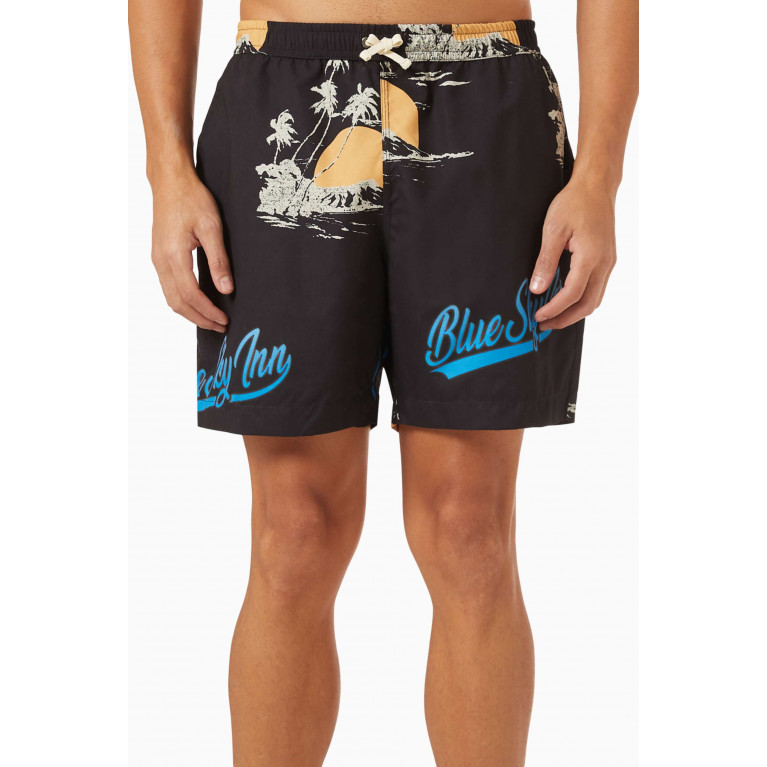 Blue Sky Inn - Island Logo Swim Shorts in Nylon