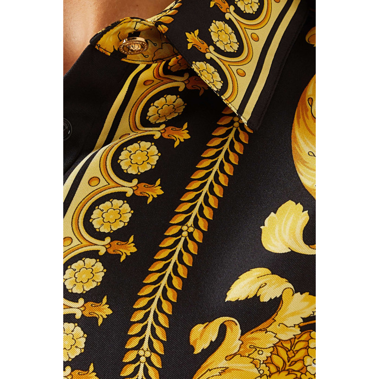 Versace - Barocco-print Shirt in Silk