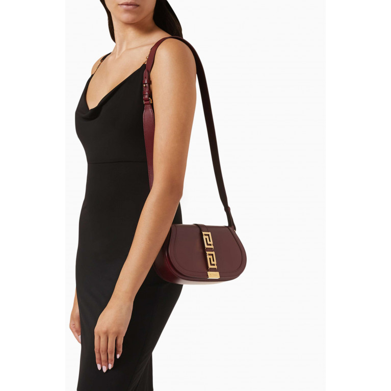 Versace - Greca Goddess Shoulder Bag in Calf Leather