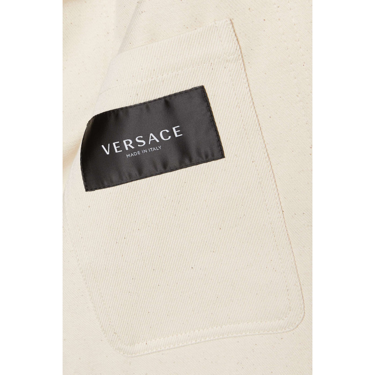 Versace - Logo Blouson Jacket in Denim