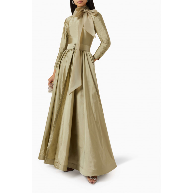 ILLUSTRELLA - Miltonia Two-piece Maxi Dress